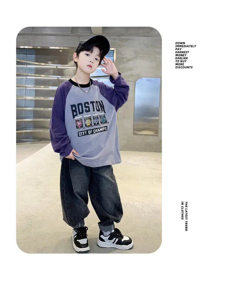 Boston Bruins Long Sleeve T-Shirt for Boys Medium to XL — feature 18