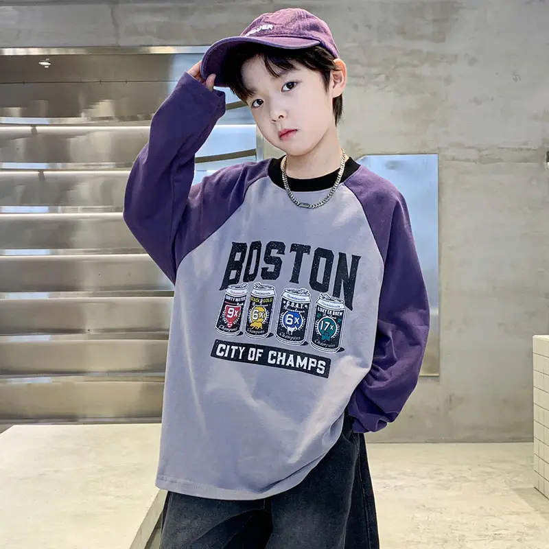 Boston Bruins Long Sleeve T-Shirt for Boys Medium to XL — feature 2