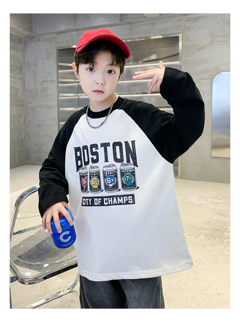 Boston Bruins Long Sleeve T-Shirt for Boys Medium to XL — feature 20