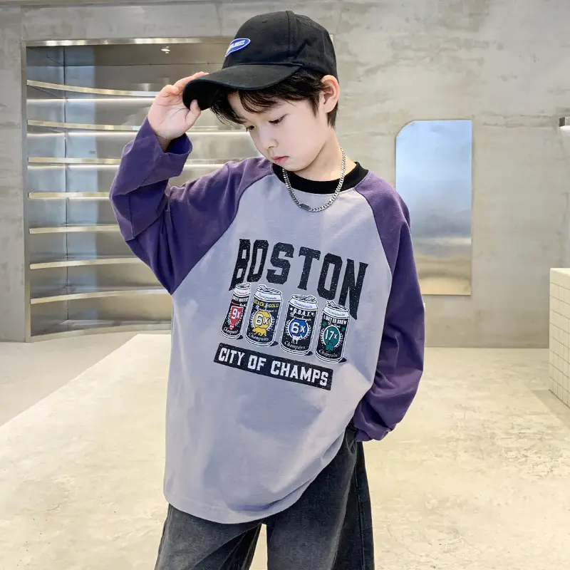 Boston Bruins Long Sleeve T-Shirt for Boys Medium to XL — feature 3