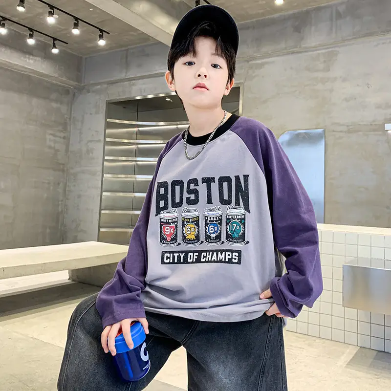 Boston Bruins Long Sleeve T-Shirt for Boys Medium to XL — feature 4