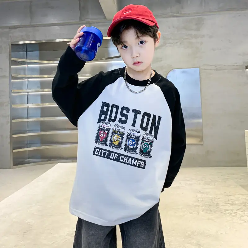Boston Bruins Long Sleeve T-Shirt for Boys Medium to XL - Image 2