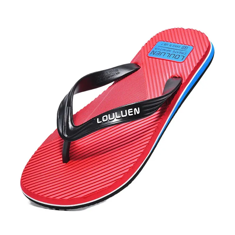 Fujian manufacturers summer men's flip-flops non-slip clip feet outdoor leisure beach sandals and slippers fashion Korean trend