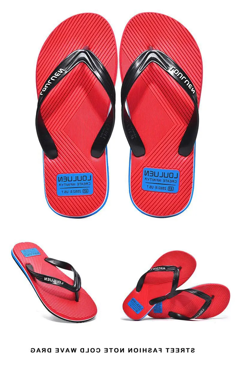 Fujian manufacturers summer men's flip-flops non-slip clip feet outdoor leisure beach sandals and slippers fashion Korean trend — feature 13