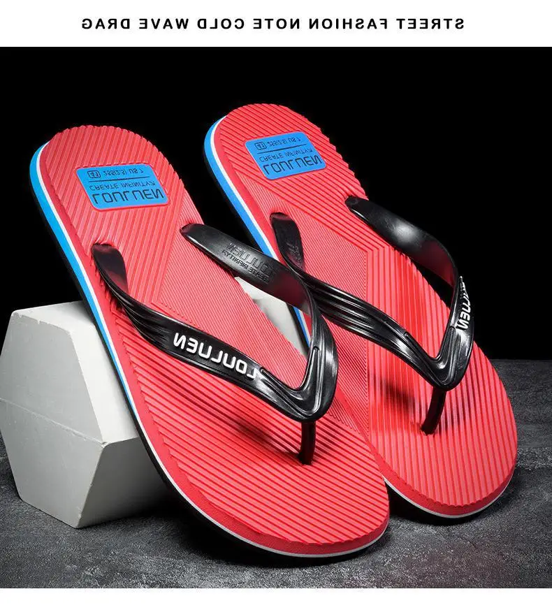 Fujian manufacturers summer men's flip-flops non-slip clip feet outdoor leisure beach sandals and slippers fashion Korean trend — feature 9