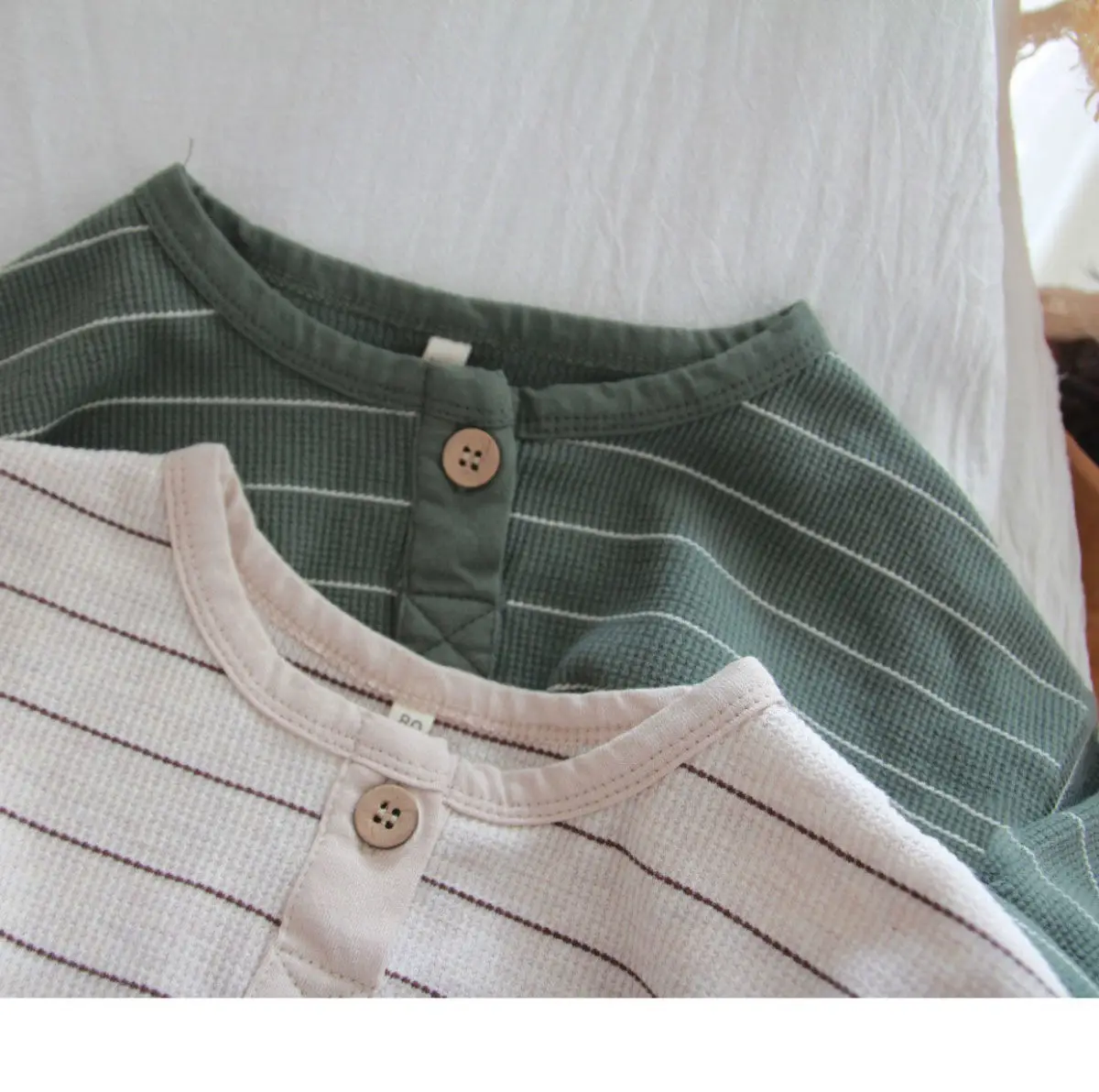 Kids Striped Crewneck T-Shirt Set for Boys — feature 3