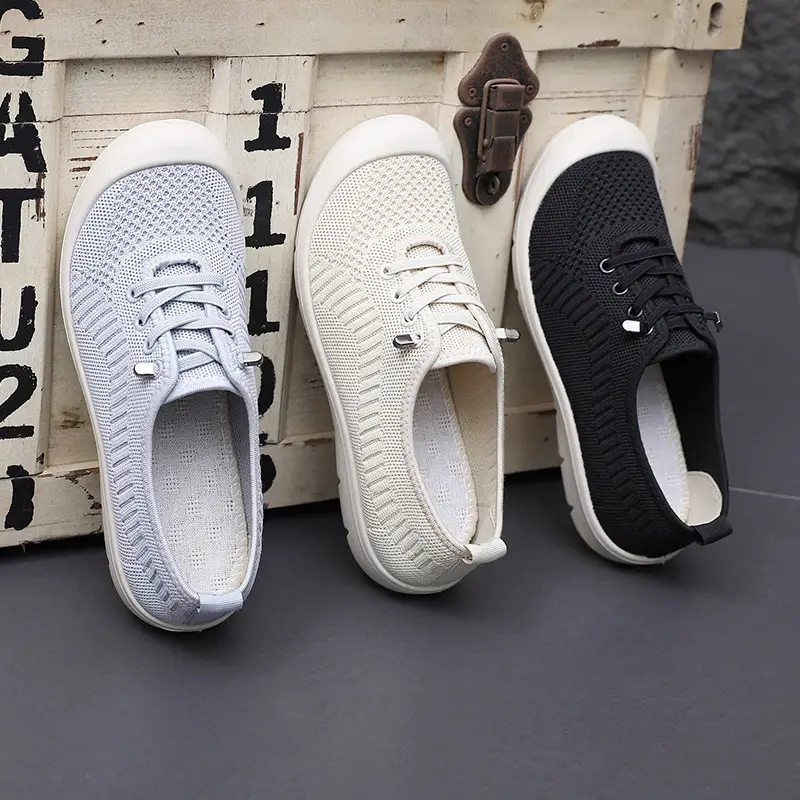 Wholesale Spring and Autumn Old Beijing Cloth Shoes for Women, Breathable Mesh Shoes for Mothers, Lightweight Non-Slip Walking Shoes for Middle-Aged and Elderly People - Image 7