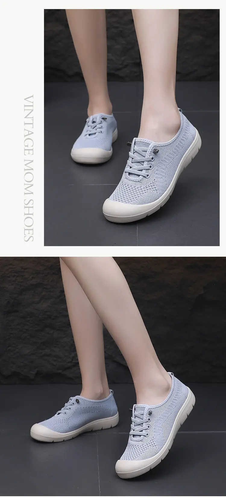 Wholesale Spring and Autumn Old Beijing Cloth Shoes for Women, Breathable Mesh Shoes for Mothers, Lightweight Non-Slip Walking Shoes for Middle-Aged and Elderly People — feature 14