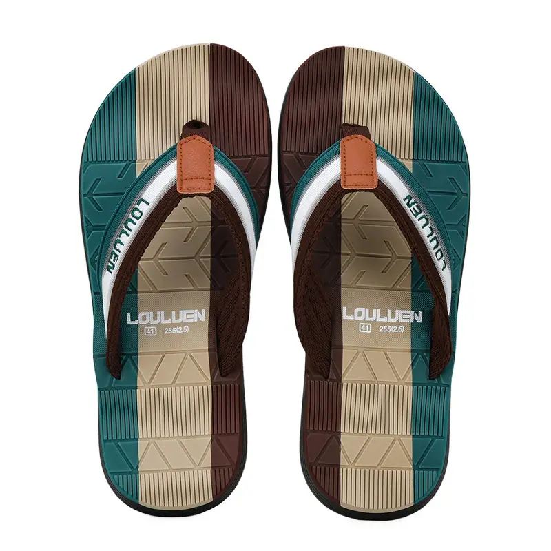 Fujian manufacturers cross-border flip-flops men's wholesale summer new casual flip-flops men's sandals wear non-slip - Image 7