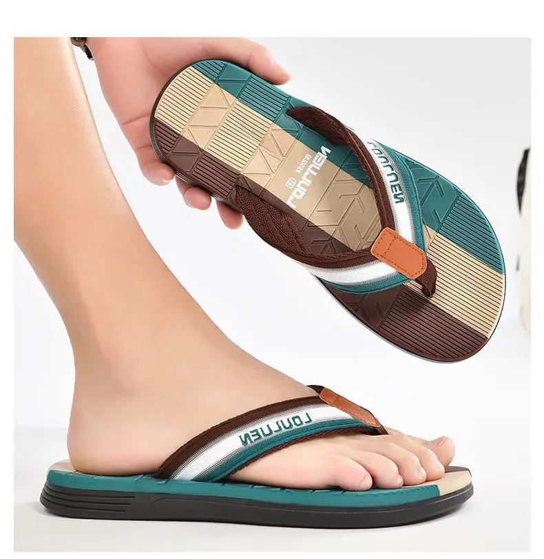 Fujian manufacturers cross-border flip-flops men's wholesale summer new casual flip-flops men's sandals wear non-slip — feature 11
