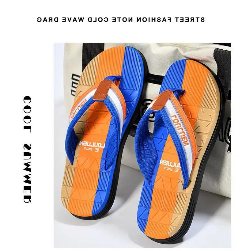 Fujian manufacturers cross-border flip-flops men's wholesale summer new casual flip-flops men's sandals wear non-slip — feature 13