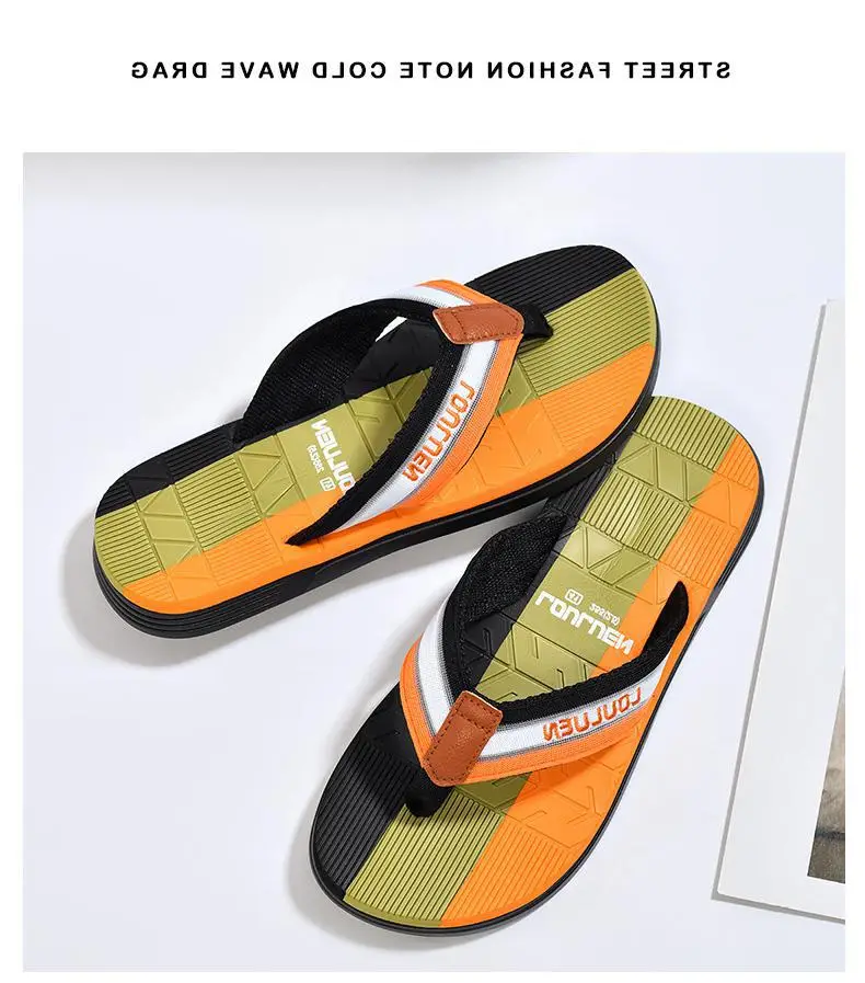 Fujian manufacturers cross-border flip-flops men's wholesale summer new casual flip-flops men's sandals wear non-slip — feature 15