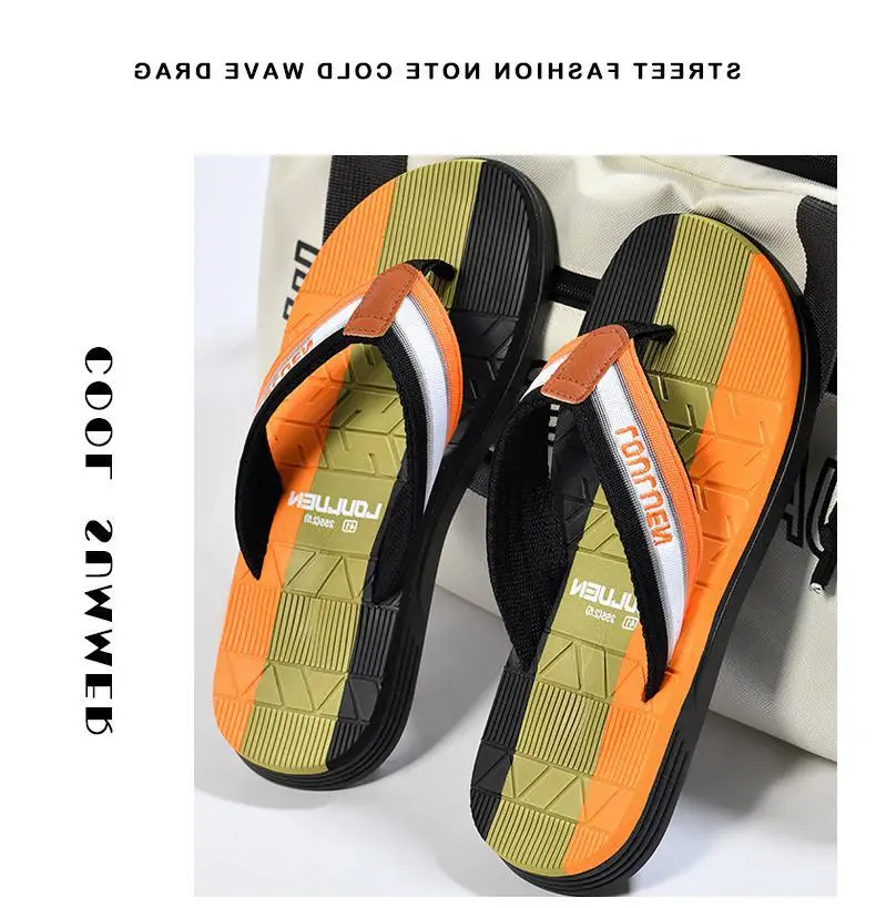 Fujian manufacturers cross-border flip-flops men's wholesale summer new casual flip-flops men's sandals wear non-slip — feature 16