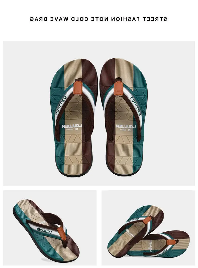 Fujian manufacturers cross-border flip-flops men's wholesale summer new casual flip-flops men's sandals wear non-slip — feature 19