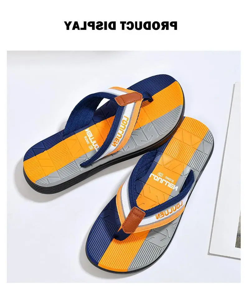 Fujian manufacturers cross-border flip-flops men's wholesale summer new casual flip-flops men's sandals wear non-slip — feature 6