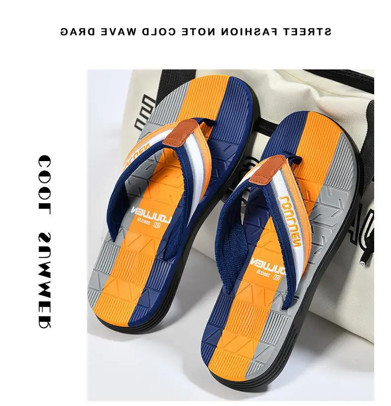 Fujian manufacturers cross-border flip-flops men's wholesale summer new casual flip-flops men's sandals wear non-slip — feature 7