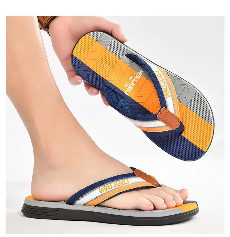 Fujian manufacturers cross-border flip-flops men's wholesale summer new casual flip-flops men's sandals wear non-slip — feature 8