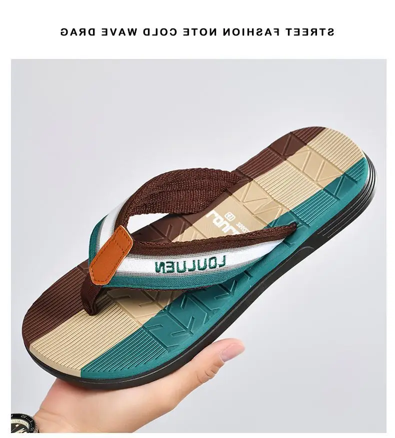Fujian manufacturers cross-border flip-flops men's wholesale summer new casual flip-flops men's sandals wear non-slip — feature 9