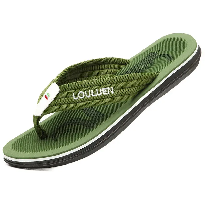 Fujian manufacturers 2024 new beach flip-flops men's wholesale summer fashion outdoor men's sandals thick bottom clip feet - Image 8