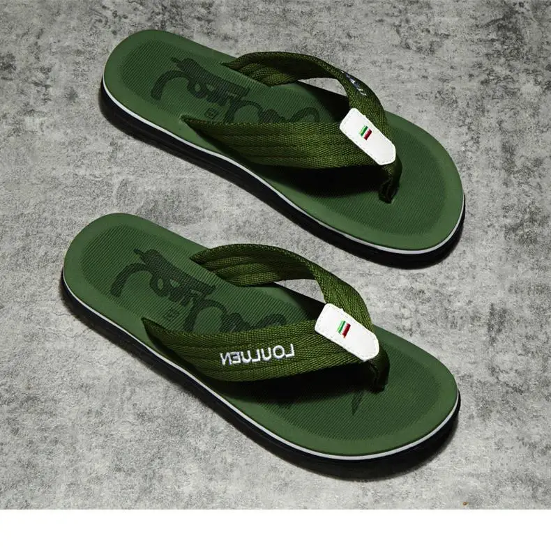 Fujian manufacturers 2024 new beach flip-flops men's wholesale summer fashion outdoor men's sandals thick bottom clip feet — feature 10