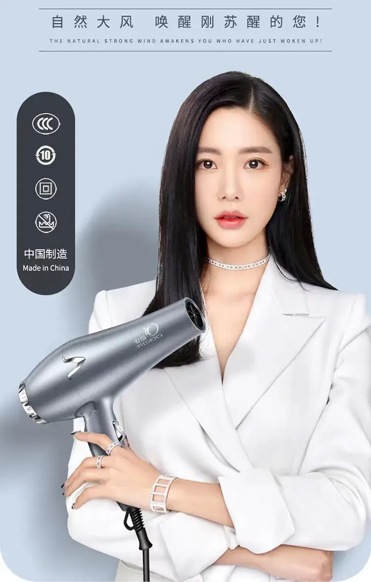 High Power Blue Hair Dryer 6 Heat Modes — feature 3