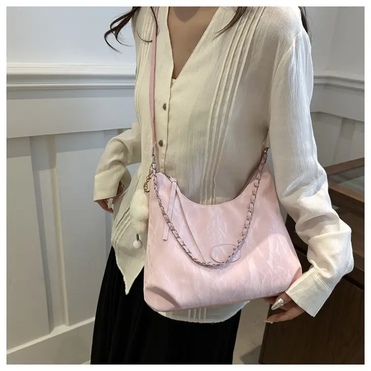 White Korean Style Shoulder Crossbody Bag for Women — feature 14