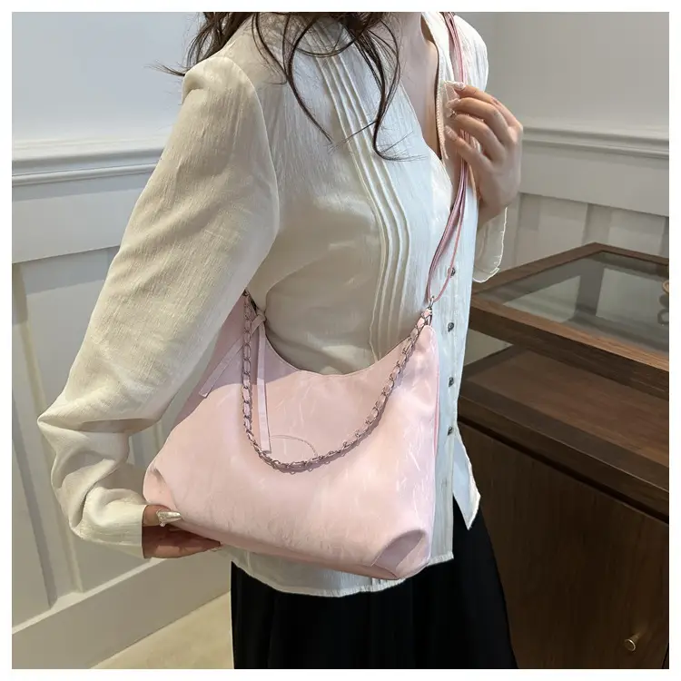 White Korean Style Shoulder Crossbody Bag for Women — feature 15