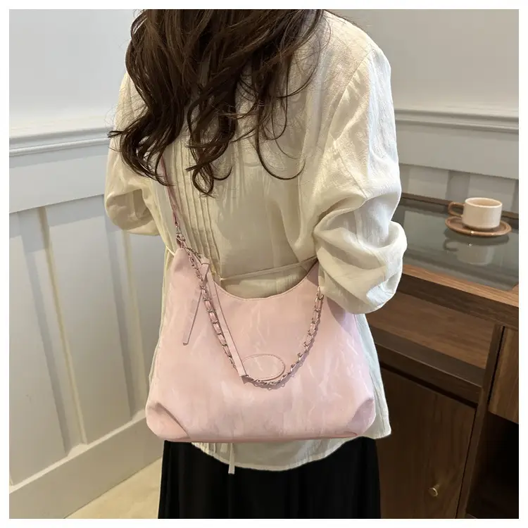 White Korean Style Shoulder Crossbody Bag for Women — feature 16