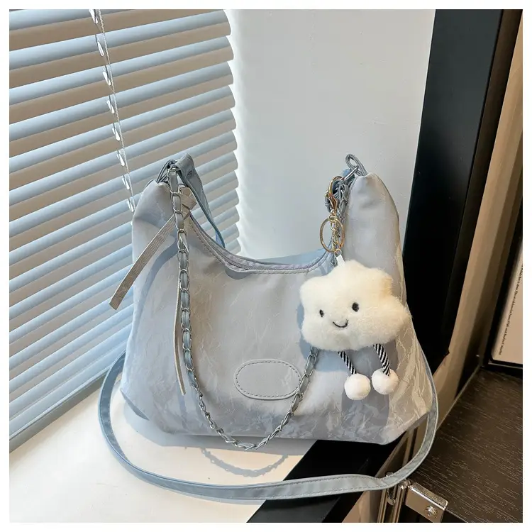 White Korean Style Shoulder Crossbody Bag for Women — feature 26