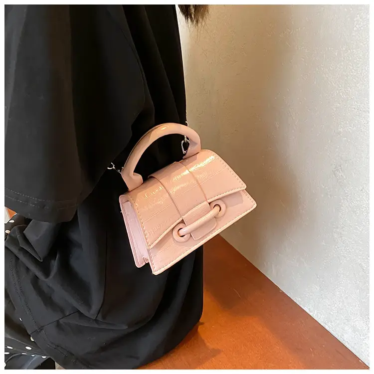 Black Beaded Chain Mini Handbag for Women — feature 21