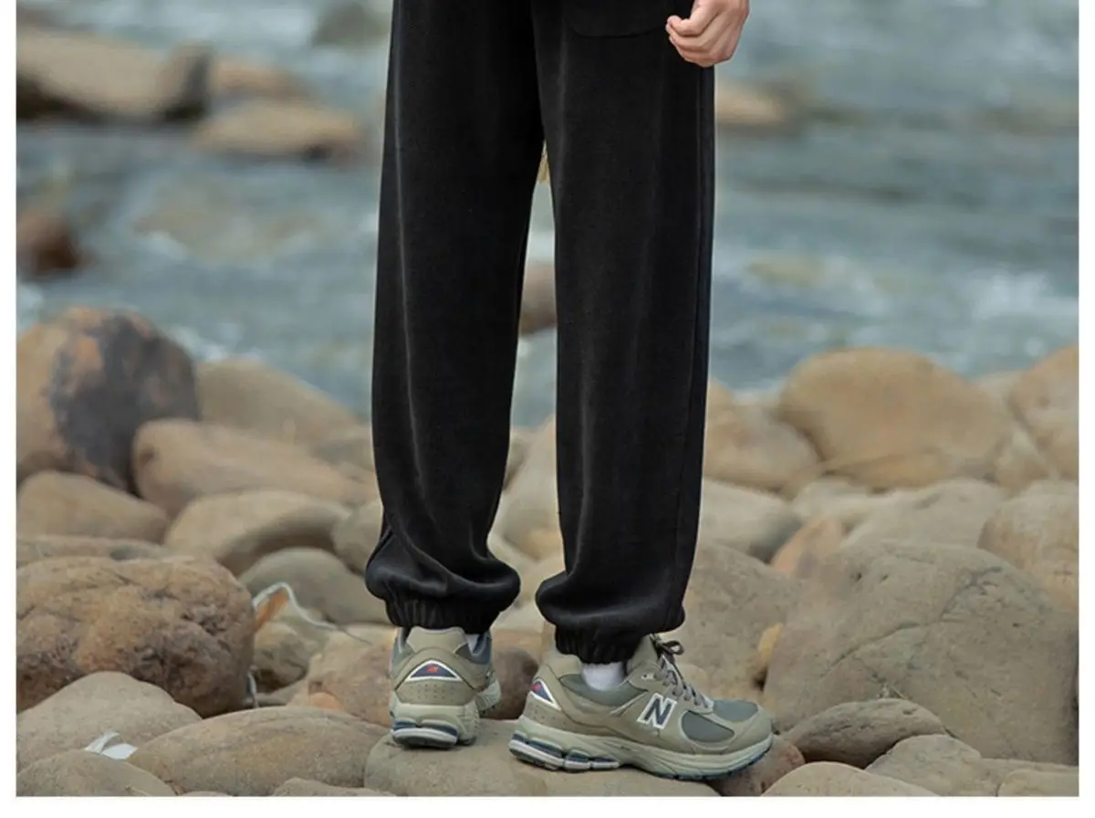 Men Fleece Lined Jogger Pants with 7 Design Plus Size — feature 14