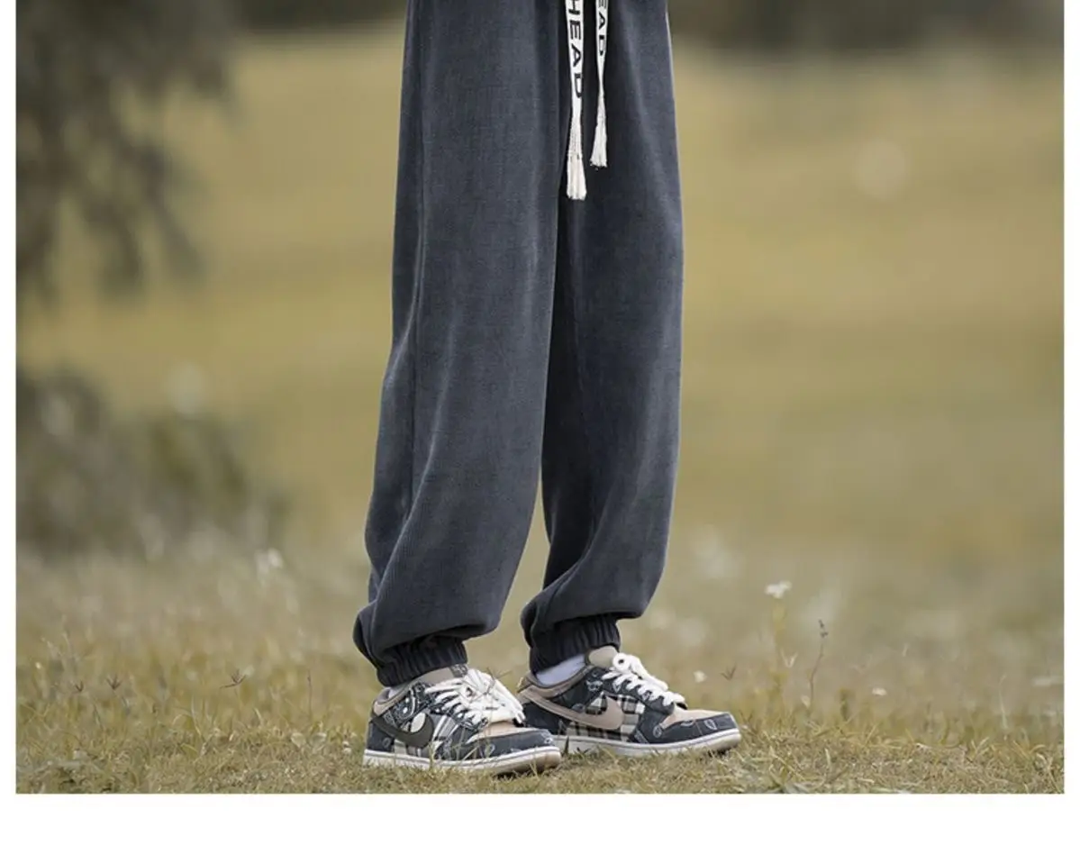 Men Fleece Lined Jogger Pants with 7 Design Plus Size — feature 7