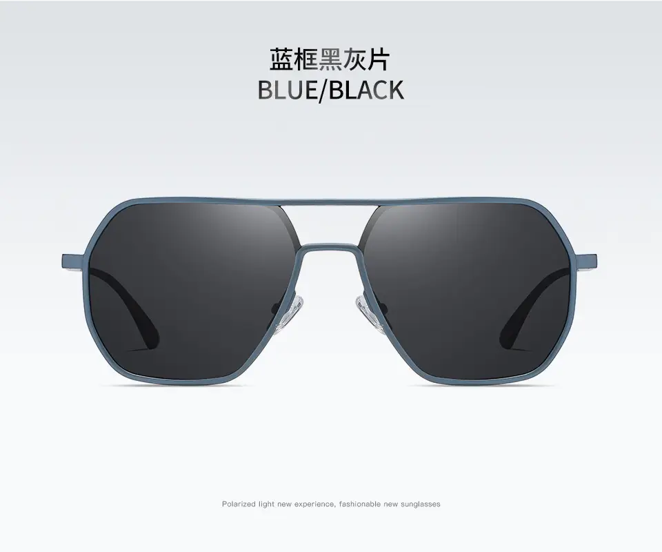 Men Polarizing UV488 Sunglasses Black Aluminum β feature 17