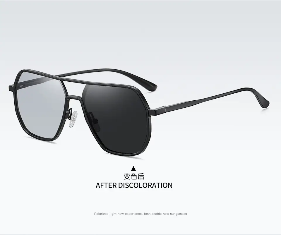 Men Polarizing UV488 Sunglasses Black Aluminum β feature 22