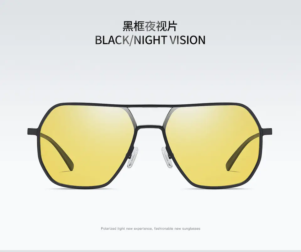 Men Polarizing UV488 Sunglasses Black Aluminum β feature 23