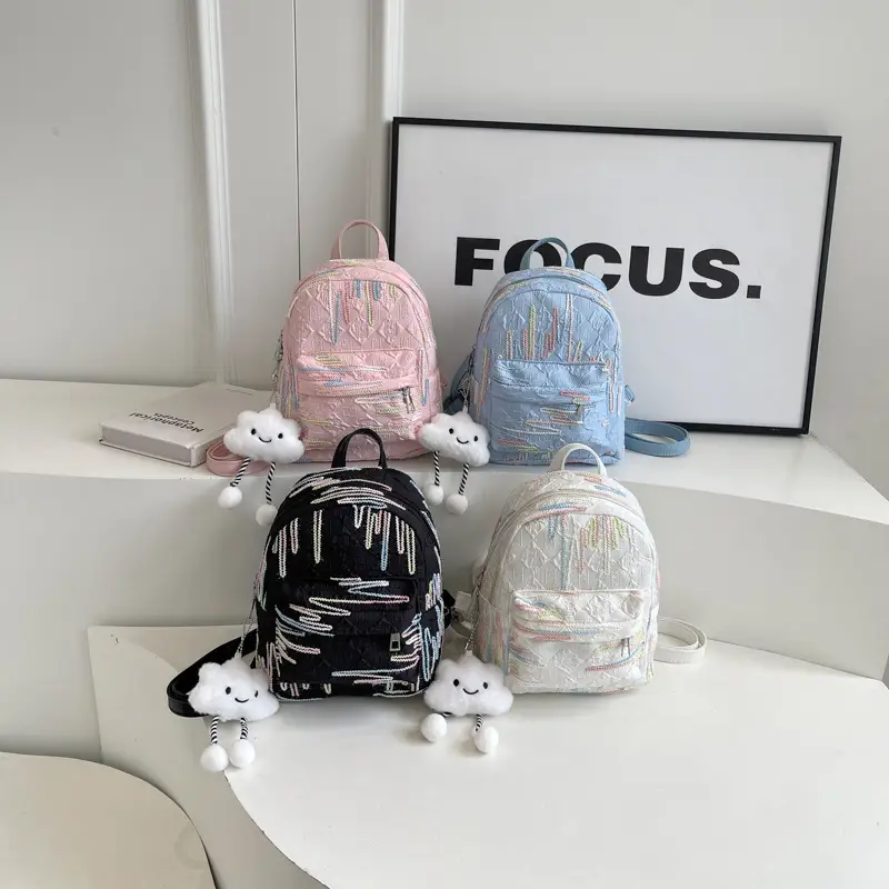 Cute Glitter Shoulder Bag for Girls College Women Lightweight Fashionable - Image 8