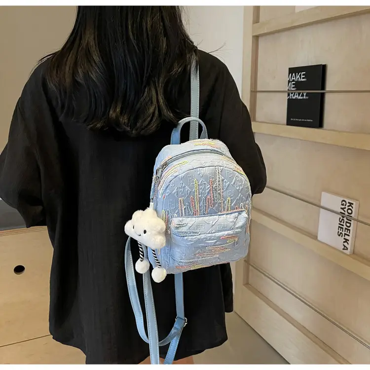 Cute Glitter Shoulder Bag for Girls College Women Lightweight Fashionable — feature 20