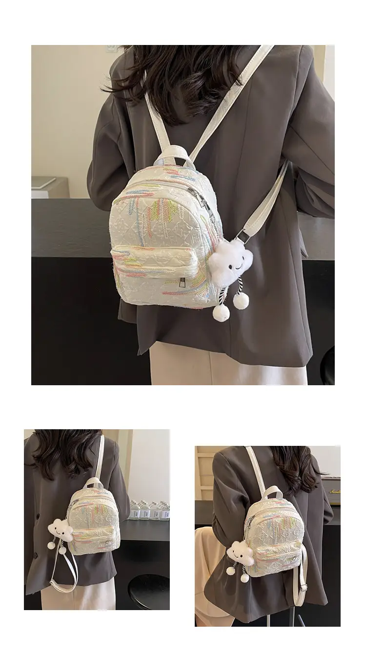 Cute Glitter Shoulder Bag for Girls College Women Lightweight Fashionable — feature 22