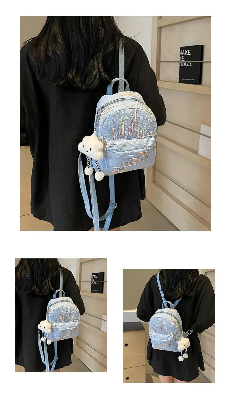 Cute Glitter Shoulder Bag for Girls College Women Lightweight Fashionable — feature 23