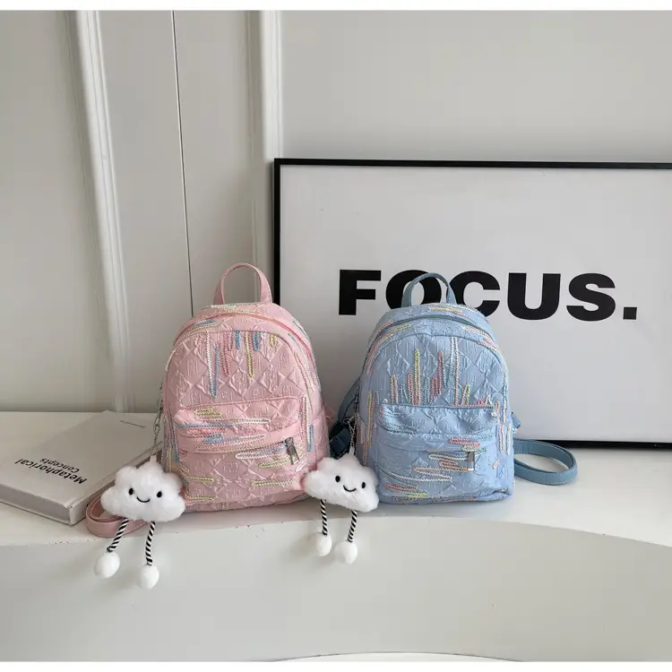Cute Glitter Shoulder Bag for Girls College Women Lightweight Fashionable — feature 30