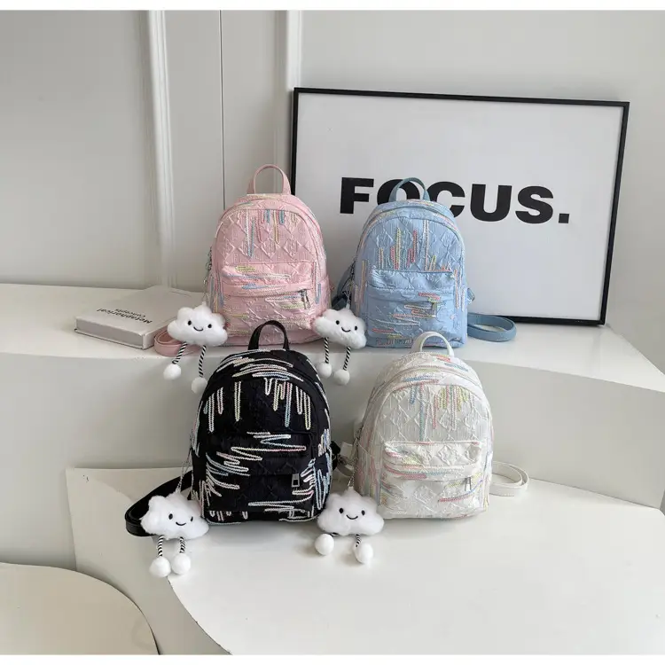 Cute Glitter Shoulder Bag for Girls College Women Lightweight Fashionable — feature 32
