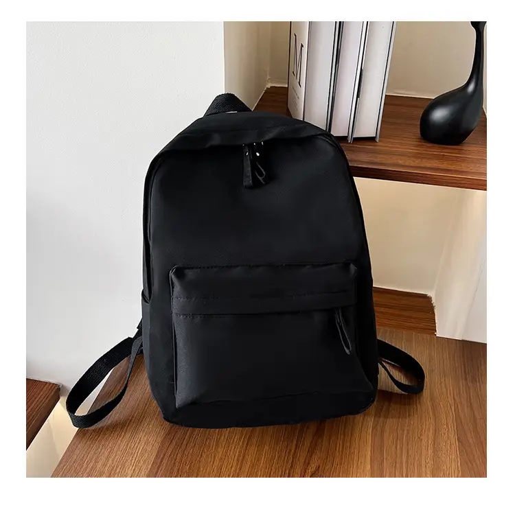 Black Lightweight Casual Backpack 2024 All-match Large Capacity — feature 5