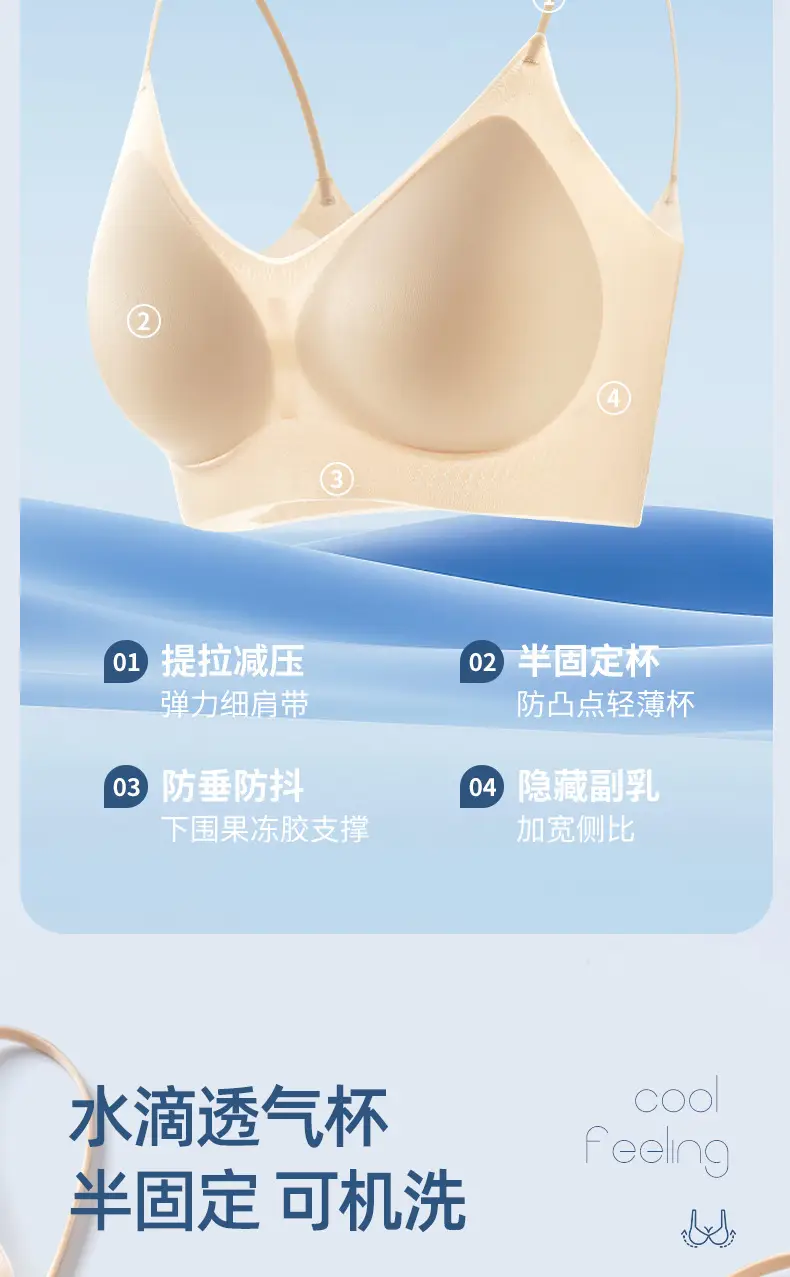 White Jelly Soft Non Marking Women's Underwear — feature 7