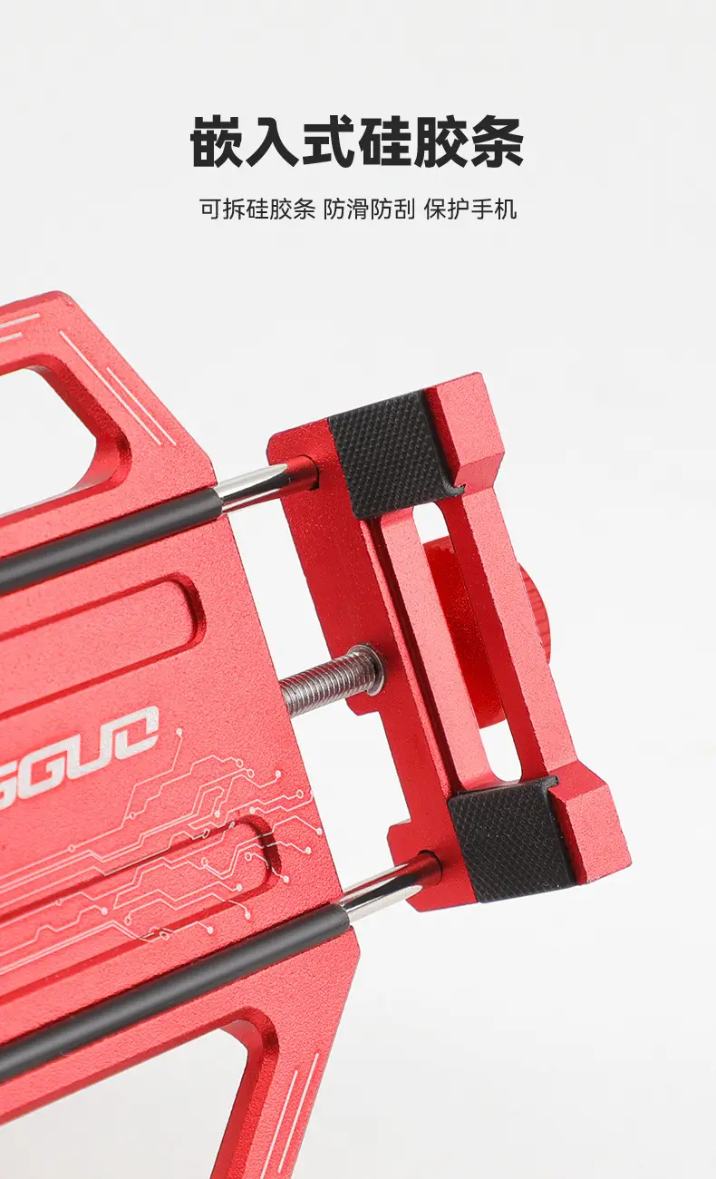 Aluminum Alloy Bicycle Mobile Phone Bracket Mountain Bike Road Bike Bike Riding Shockproof Navigation Stand Bowl Group Shooting Sports Outdoor — feature 12