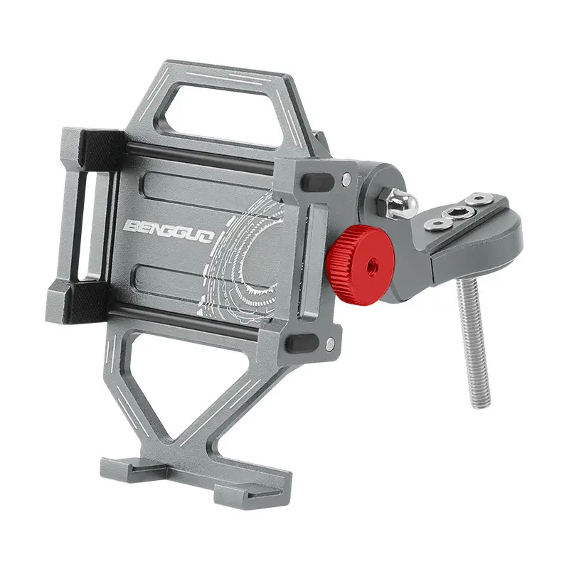 Aluminum Alloy Bicycle Mobile Phone Bracket Mountain Bike Road Bike Bike Riding Shockproof Navigation Stand Bowl Group Shooting Sports Outdoor