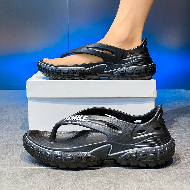 Cross-border flip-flops men's shoes summer wear non-slip wear-resistant tire bottom sandals sports driving Vietnam beach sandals - Image 3