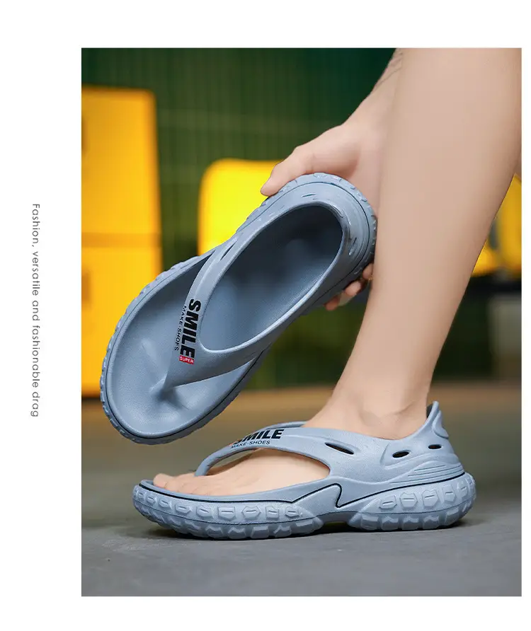 Cross-border flip-flops men's shoes summer wear non-slip wear-resistant tire bottom sandals sports driving Vietnam beach sandals — feature 12