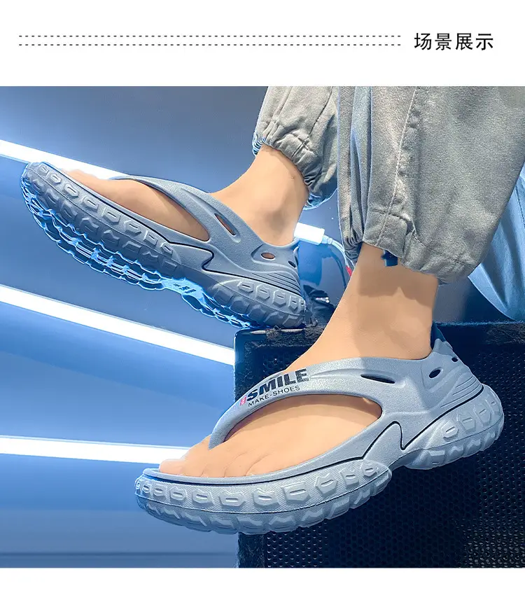 Cross-border flip-flops men's shoes summer wear non-slip wear-resistant tire bottom sandals sports driving Vietnam beach sandals — feature 13