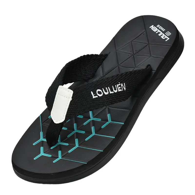 Fujian manufacturers 2024 new beach flip-flops men's non-slip outer slippers summer clip-on men's sandals trend - Image 7