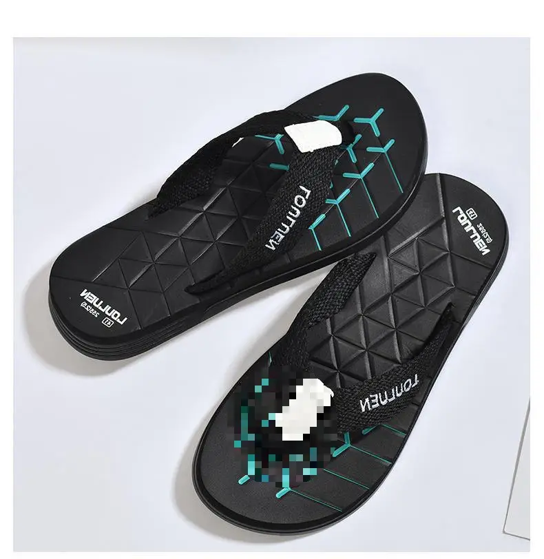 Fujian manufacturers 2024 new beach flip-flops men's non-slip outer slippers summer clip-on men's sandals trend — feature 14